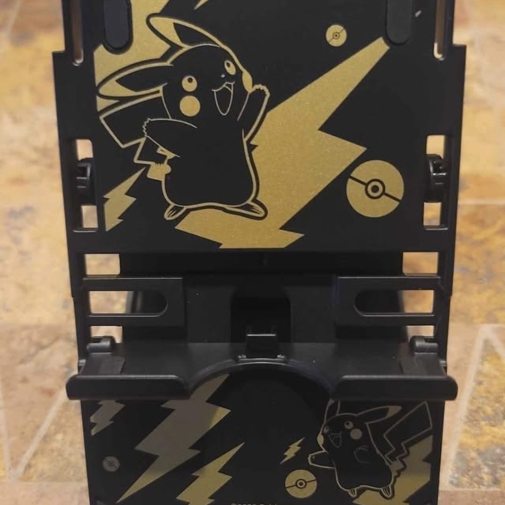 Black and Gold Pikachu Phone Stand
